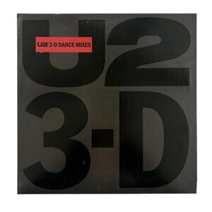 U2 3-D Dance Mixes 12” Vinyl 45 RPM 2018 Island Records U2COM13 Remix EP